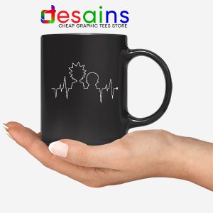 Funny Heartbeat Rick and Morty Mug Adult Swim