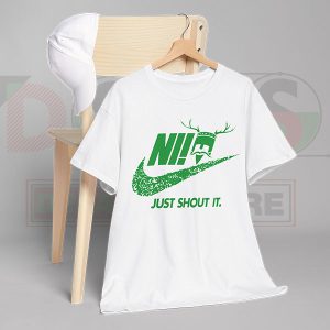 Knights Who Say Ni Graphic T-Shirt - Nike Just Shout It