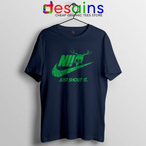 Knights Who Say Ni Navy T Shirt Nike Just Shout It