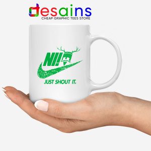 Knights Who Say Ni White Mug Nike Just Shout It