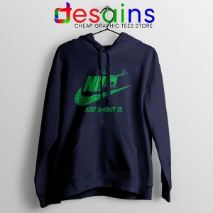 Knights Who Say Ni nAVY Hoodie Nike Just Shout It