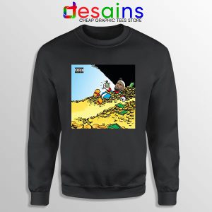 Mach Hommy X ThaGodFahim Black Sweatshirt Dollar Menu 2