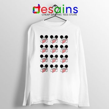 Mickey Mouse Flipping You Off Long Sleeve Tee Disney