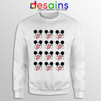 Mickey Mouse Flipping You Off Sweatshirt Disney Funny