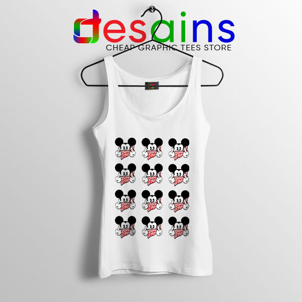 Mickey Mouse Flipping You Off Tank Top Disney Funny