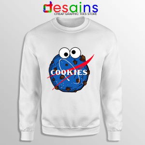 NASA Space Cookies Sweatshirt Funny Old Logo