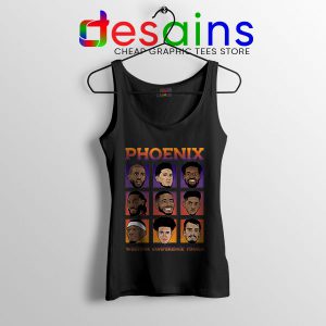 Phoenix Suns Roster 2021 Black Tank Top WCF NBA Merch