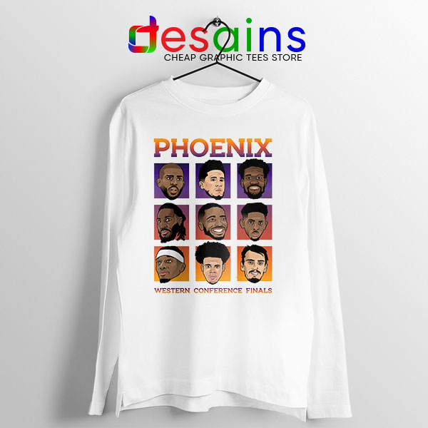 Phoenix Suns Roster 2021 Long Sleeve Tee NBA Merch - Desains