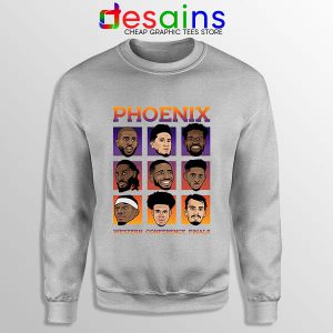 Phoenix Suns Roster 2021 Sport Grey Sweatshirt WCF NBA Merch
