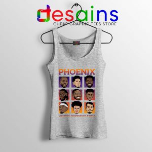 Phoenix Suns Roster 2021 Sport Grey Tank Top WCF NBA Merch