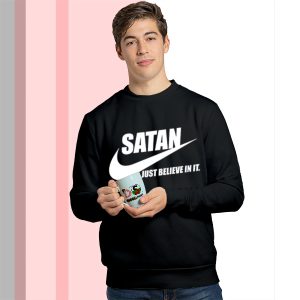 Satan Devil Meme Sweatshirt Nike Meme