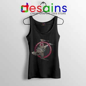 Star Wars B Wing Fighter Black Tank Top Rebel Alliance