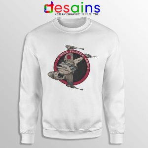 Star Wars B Wing Fighter White Sweatshirt Rebel Alliance