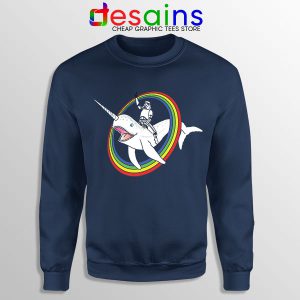 Stormtrooper Pride Rainbow Navy Sweatshirt Narwhal LGBT