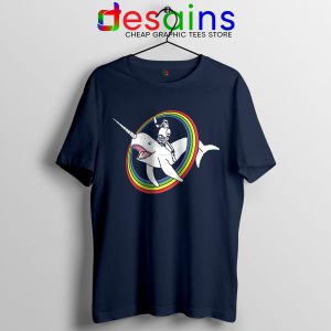 Stormtrooper Pride Rainbow Navy T Shirt Narwhal LGBT