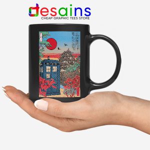 Tardis Blue Paint Japan Black Mug Doctor Who BBC