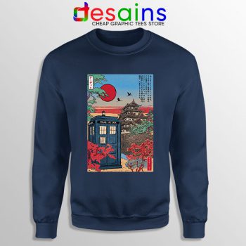 Tardis Blue Paint Japan Navy Sweatshirt Doctor Who BBC