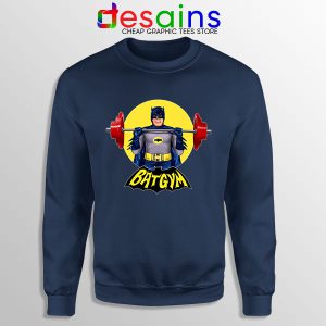 The Batman Gym Plan Navy Sweatshirt DC Comic Workout