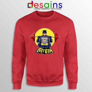 The Batman Gym Plan Red Sweatshirt DC Comic Workout