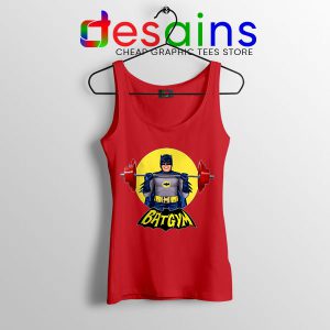 The Batman Gym Plan Red Tank Top DC Comic Workout