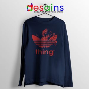 The Thing Outpost 31 Adidas Navy Long Sleeve Tee John Carpenter