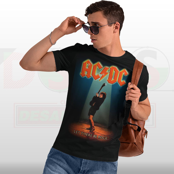 AC/DC Let There Be Rock Vintage Graphic Tee