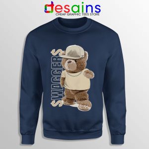 Air Jordan 4 Bear Swaggers Navy Sweatshirt Sneakers Clothes