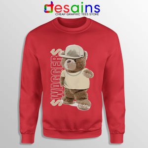 Air Jordan 4 Bear Swaggers Red Sweatshirt Sneakers Clothes