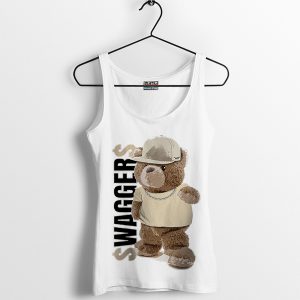 Air Jordan 4 Bear Swaggers White Tank Top Sneakers Clothes