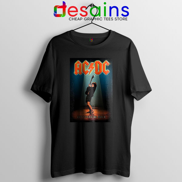 Best AC DC Hits Greatest Black T Shirt Let There Be Rocks