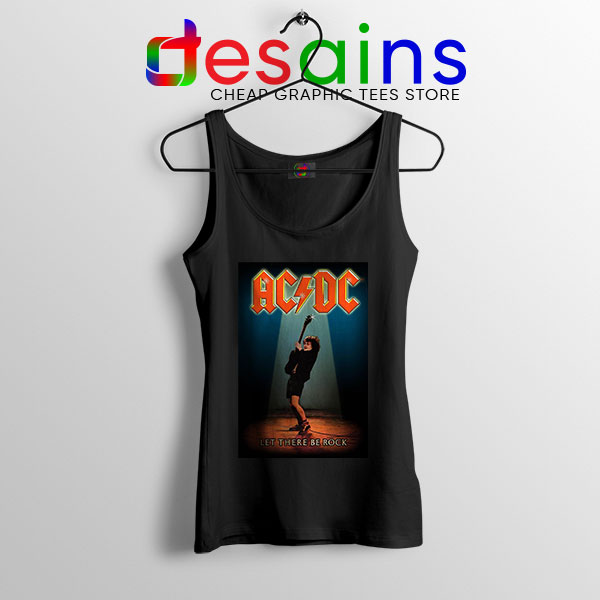 Best AC DC Hits Greatest Black Tank Top Let There Be Rocks
