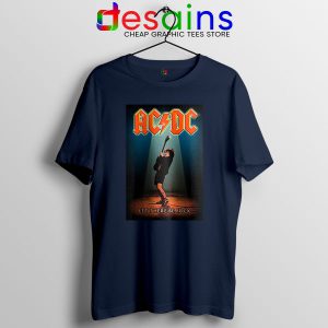Best AC DC Hits Greatest Navy T Shirt Let There Be Rocks
