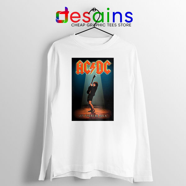 Best AC DC Hits Greatest White Long Sleeve Tee Vintage