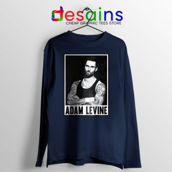 Best Adam Levine This Love Navy Long Sleeve Tee Maroon 5