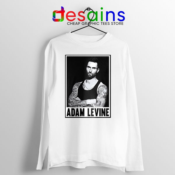 Best Adam Levine This Love White Long Sleeve Tee Maroon 5