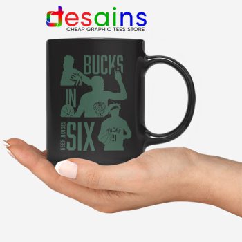 Best Bucks In Six NBA Black Mug Milwaukee Bucks Merch
