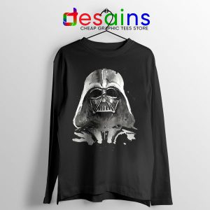 Best Darth Vader Paint Black Long Sleeve Tee Anakin Skywalker
