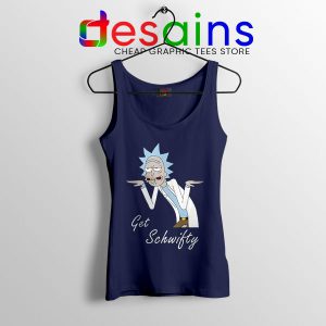 Best Get Schwifty Episode Navy Tank Top Rick and Morty
