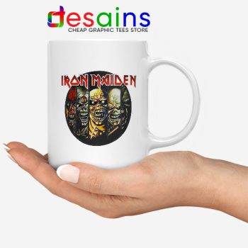 Best Iron Maiden Cover Art White Mug Discography Albums