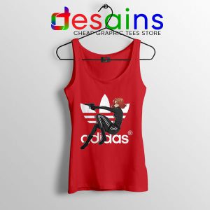 Best Natasha Romanoff Adidas Red Tank Top Black Widow