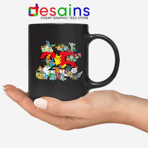 Best Pokémon Universe Black Mug 25th Anniversary