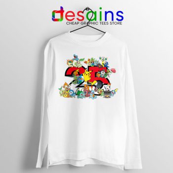 Best Pokémon Universe Long Sleeve Tee 25th Anniversary