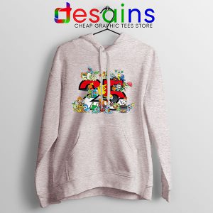 Best Pokémon Universe Sport grey Hoodie 25th Anniversary