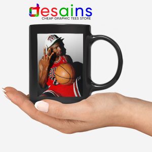 Best Three Point Jordan Black Mug