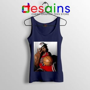 Best Three Point Jordan Navy Tank Top Legend NBA
