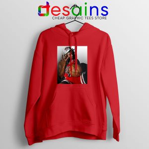 Best Three Point Jordan Red Hoodie Legend NBA