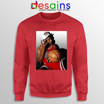 Best Three Point Jordan Red Sweatshirt Legend NBA
