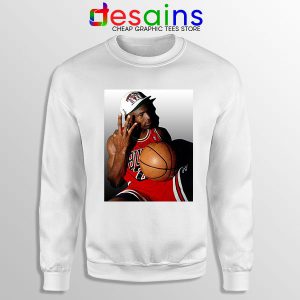 Best Three Point Jordan White Sweatshirt Legend NBA