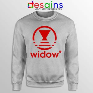 Black Widow Marvel Adidas Sport Grey Sweatshirt Movie