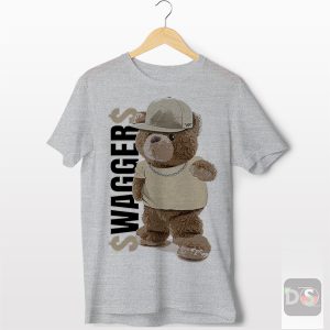 Buy Air Jordan 4 Bear Swaggers Sport Grey T Shirt Sneakers Clothes